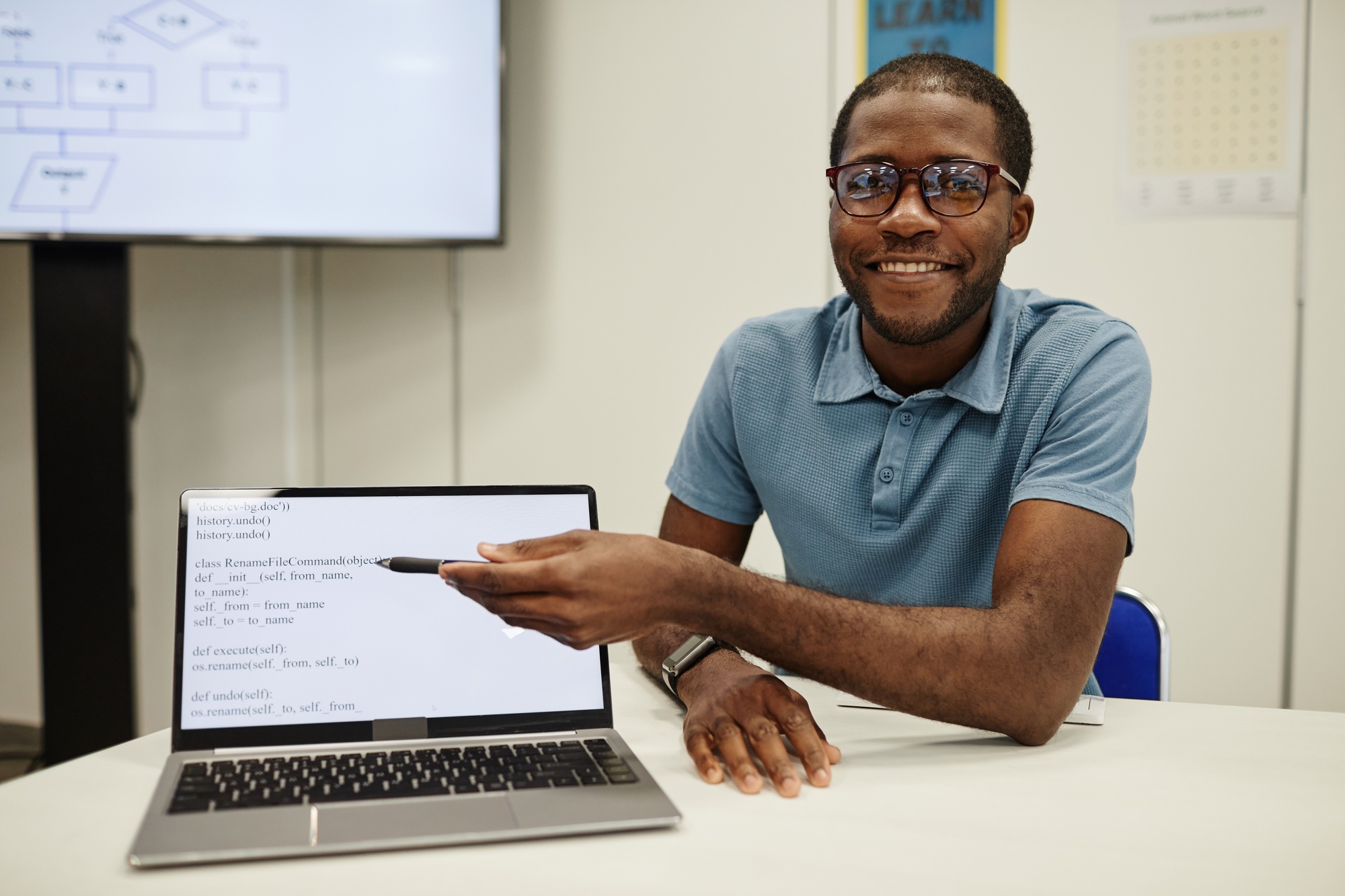 Male African American Teacher
